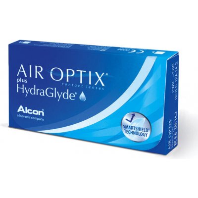 Alcon Air Optix plus HydraGlyde (6 šošoviek) Dioptrie -2,50, Zakrivenie 8.6
