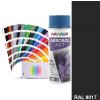 Dupli color Aerosol Art RAL 9017 lesklý 400 ml, RAL 9017