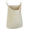 Wenko | WENKO 62107100 - Kôš na bielizeň CANGURO 52x81 cm béžová/strieborná | WE0505