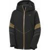 Dámska lyžiarska bunda Helly Hansen, W PANORAMA INS JACKET Čierna,Zlatá L