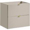 Comad Viva Cashmere skrinka 60x39x57 cm závesná kúpeľňová skrinka pod umývadlo béžová VIVA CASHMERE 82-60-2S