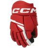 Detské rukavice CCM Next Farba: červeno/biela, Veľkosť rukavice: 9