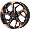 PLATIN P116 hliníkové disky 8,5x19 5x112 ET40 BLACK COPPER POL