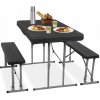 Springos Kempingový stôl 105 x 65 x 69 cm GF0097