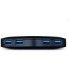 tp-link UH400, USB 3.0, 4 portový Hub, 4x USB 3.0, bez napájacieho adaptéra
