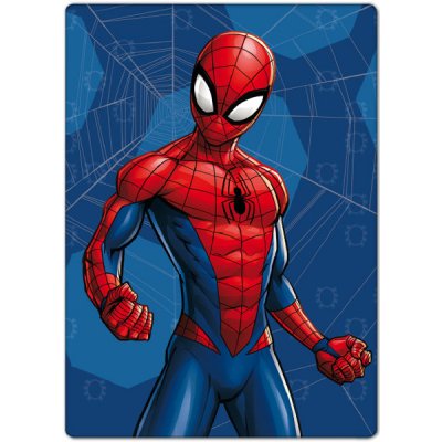 BrandMac Modrá detská deka Spiderman
