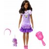 Moja prvá Barbie bábika - čiernovláska s pudlíkom
