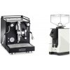 La Pavoni Cellini Classic, black + Eureka Mignon Specialita, BL white