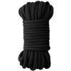 Shots Ouch! Black & White Japanese Rope 10 Meter, bavlnené bondage lano