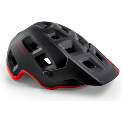 Helma na bicykel MET prilba TERRANOVA čierna/červená matná/lesklá L (8015190265032)