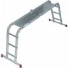 AL rebrík kĺbový 4x3 MULTIMATIC s plošinou