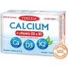 TEREZIA CALCIUM + vitamín D3 a K2 30 kapsúl