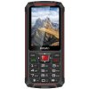 EVOLVEO StrongPhone W4, vodotěsný odolný Dual SIM telefon, černo-červená