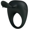 Pretty Love Vibrating Silicone Ring With Tongue