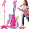 ELEKTRICKÁ GITARA MIKROFÓN KARAOKE HUDBA HRAČKA PRE DETI VEĽKÁ SÚPRAVA