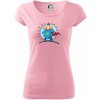 Ocko superman - dievča a dievča - Dámske tričko Pure - 2XL ( Ružová )