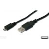 PremiumCord Kabel micro USB 2.0, A-B 1,5m kabel navržený pro rychlé nabíjení ku2m15f