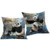 Dekoratívny vankúš Kung Fu Panda modrý 40x40 cm