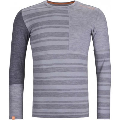 Ortovox pánske Merino tričko 185 Rock'n'Wool Long Sleeve grey blend