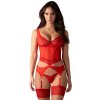 Le Desir Bodystocking s veľkým sieťovým vzorom čierny