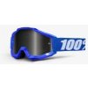 100% okuliare Accuri MX MTB Sand Reflex Blue dymové sklá 100% 50201-002-02