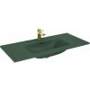 Elita Skappa umývadlo 100.8x46 cm obdĺžnik umývadlo na nábytok zelená RE041003067010