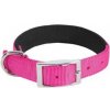 Obojok pes SOFT NYLON ružový 25mm / 55cm Zolux