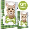 JUNIOR - Box na zošity SET A4 + A5 Jumbo Kitty