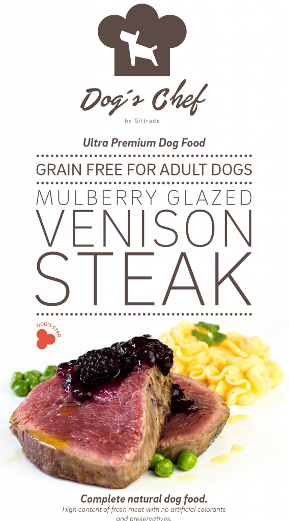 Dog\'s Chef Mulberry Glazed Venison Steak 0,5 kg