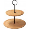 Orion Bambusový stojan na sladké - 2 poschodia