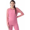 Smartwool W Classic Thermal Merino BL 1/4 Zip B Lady garden pink digi snow