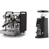Rocket Espresso Mozzafiato FAST V, black + Eureka Atom W 65 Casa, black