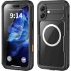 Trojité puzdro RedPepper pre Apple iPhone 16 - Vodotesné - Plastové - Čierne