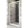 Sprchové dvere RAVAK Blix BLDP2-100 white+Transparent 190x97-101 cm 0PVA0100Z1