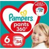 Pampers Active Baby Pants Plienkové nohavičky, veľkosť 6, 13 kg – 19 kg, 84 ks