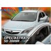 Deflektory - Protiprievanové plexi Opel Astra J 5D 2009 - 2015
