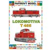 Papierový model - Dieselová lokomotíva T 466