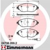 Sada brzdových platničiek kotúčovej brzdy ZIMMERMANN 24738.200.2