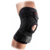 McDavid 425 Knee Support w/ stays and cross strap M; Černá ortéza na koleno