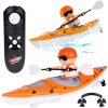 Jokomisiada Osvetlený kajak s veslovaním na diaľkové ovládanie Water Adventure RC0678 - oranžový