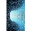 DIMEX | Vliesové fototapety na stenu 3D binárny prúd MS-2-0283 | 150 x 250 cm | modrá, čierna + Vliesová fototapeta na stenu DIMEX 3D binárny prúd MS20283 v rozmere 375 x 250 cm
