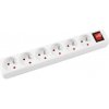 OFFICE products Predlžovací kábel Office Products so 6 zásuvkami s vypínačom 5m