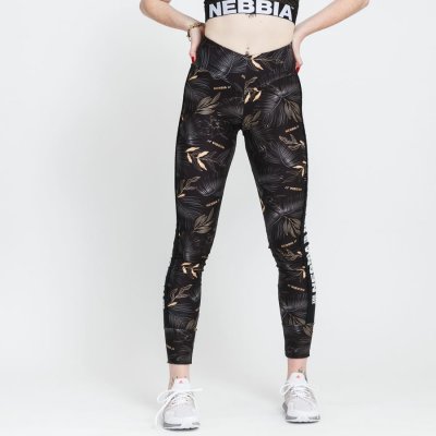 NEBBIA Leggings Honey Bunny 820 Schwarz Slim Fit