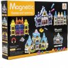 Teddies Magnetická stavebnice domeček 75ks v krabici 25x18x4cm