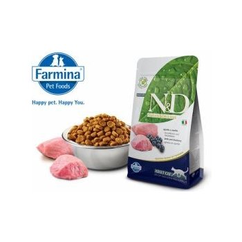 N&D Grain Free CAT Adult Lamb & Blueberry 5 kg