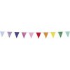 FOLAT Girlanda – farebné vlajky, PVC, 600 cm 8714572277822