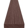 Ukončovací lišta pre terasové dosky WPC Ambiente 16 x 70 x 2000 mm tmavohnedá