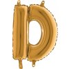 Balón písmeno D zlaté 35 cm
