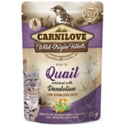 Carnilove Cat Pouch with Dandelion for steril.85 g