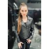 Max Original Leather Dámska kožená bunda 1266 biker black (2XL 54-56) - Čierna - 2XL